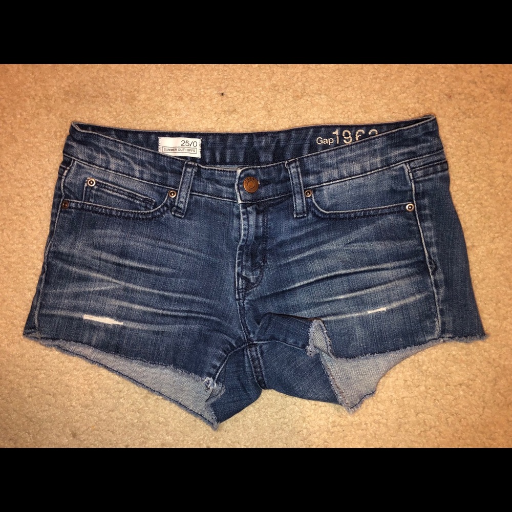 Gap Summer out offs Jean Shorts size 25/0